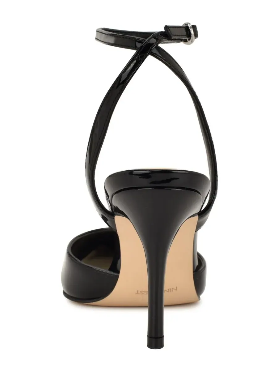 Женские туфли-лодочки Grana с ремешком на щиколотке Nine West — изображение 3 из 5, черный