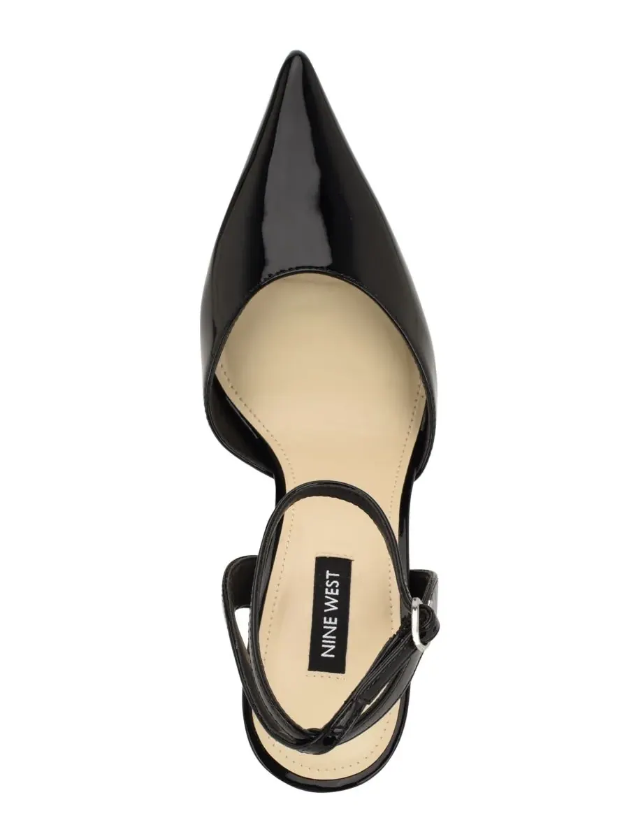 Женские туфли-лодочки Grana с ремешком на щиколотке Nine West — изображение 4 из 5, черный