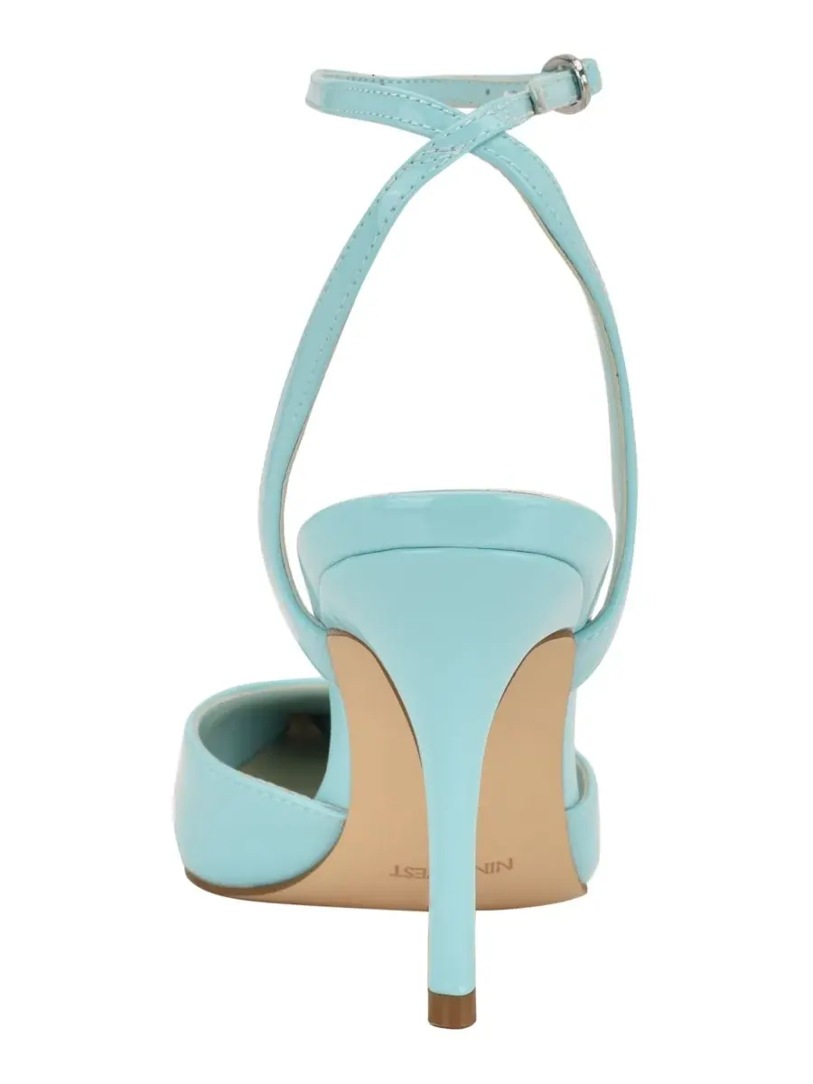 Женские туфли-лодочки Grana с ремешком на щиколотке Nine West — изображение 3 из 5, светлый синий