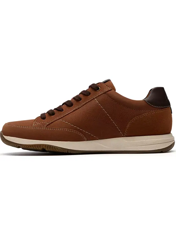 Кеды мужские Clarks Townview, повседневные, на шнуровке — изображение 4 из 7, бежевый/бежевый