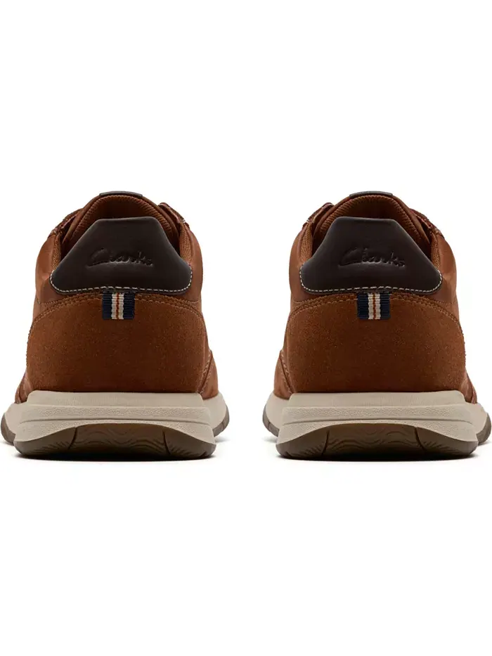 Кеды мужские Clarks Townview, повседневные, на шнуровке — изображение 6 из 7, бежевый/бежевый