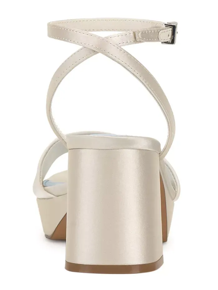 Платформенные блочные босоножки на каблуке Pendry Vince Camuto — изображение 3 из 5, слоновая кость/кремовый