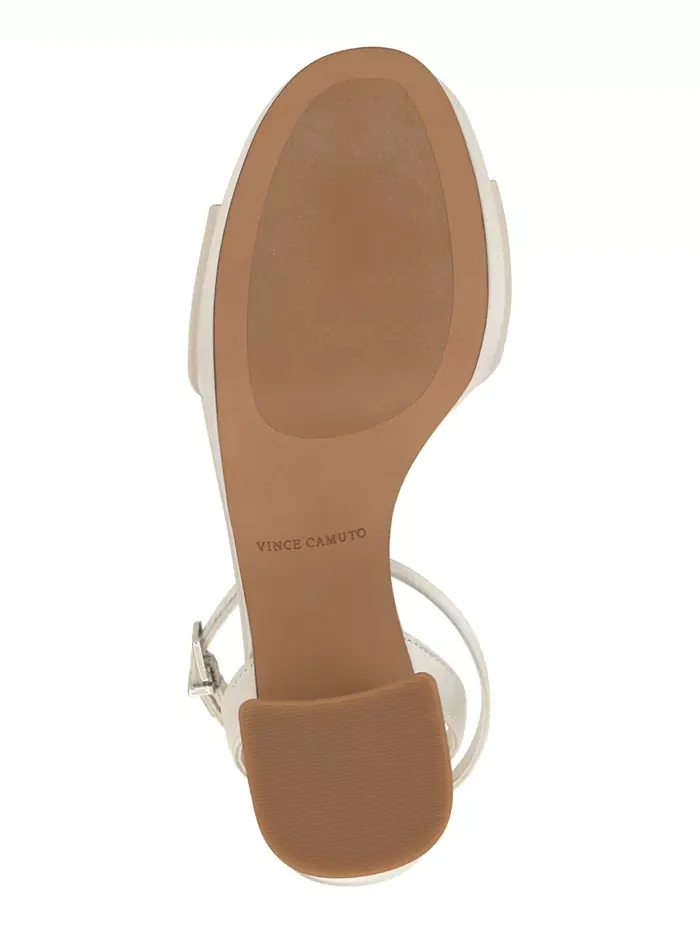 Платформенные блочные босоножки на каблуке Pendry Vince Camuto — изображение 5 из 5, слоновая кость/кремовый