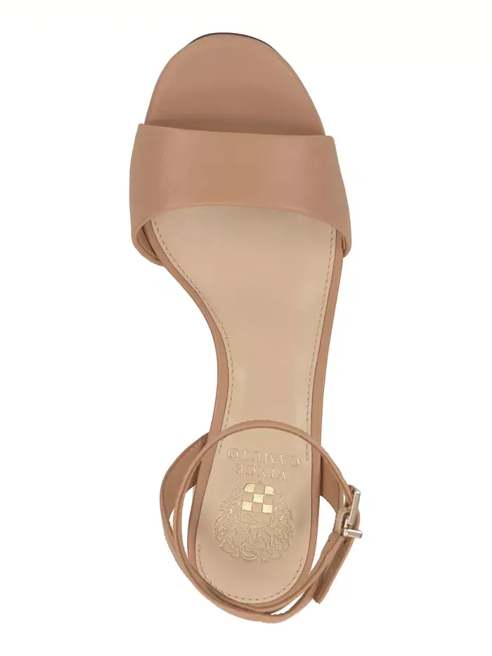 Платформенные блочные босоножки на каблуке Pendry Vince Camuto — изображение 4 из 5, бежевый/бежевый