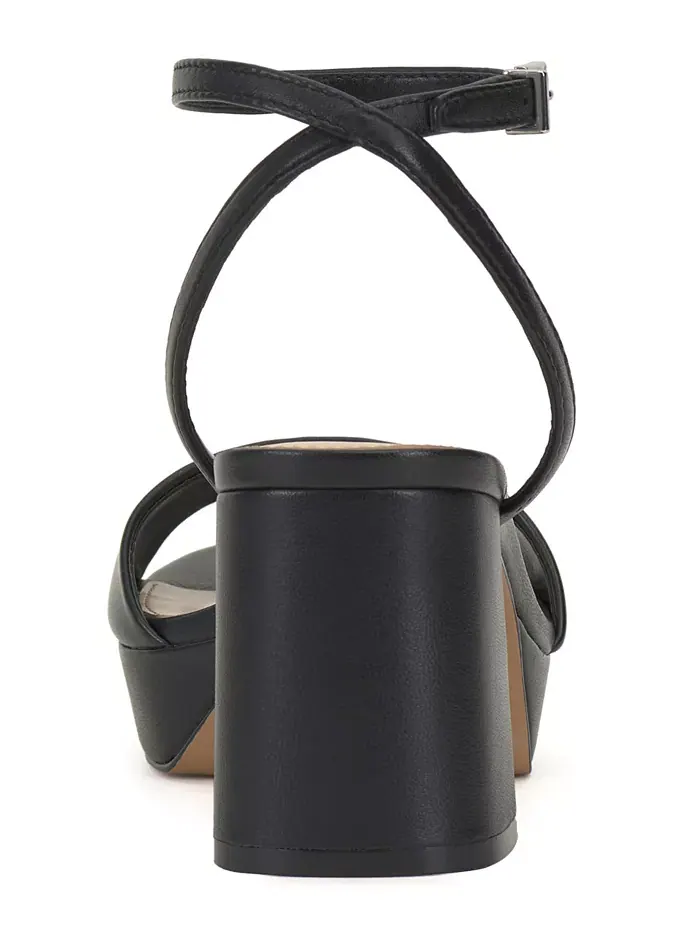 Платформенные блочные босоножки на каблуке Pendry Vince Camuto — изображение 3 из 5, черный
