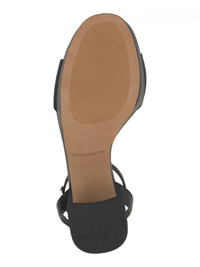 Платформенные блочные босоножки на каблуке Pendry Vince Camuto — изображение 5 из 5, черный