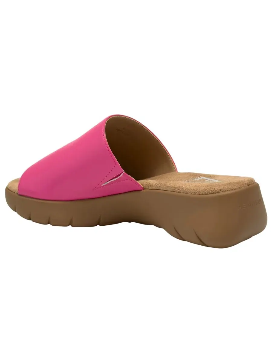 Сандалии-вьетнамки на танкетке Nora Aerosoles, Raspberry Faux Leather — изображение 6 из 6
