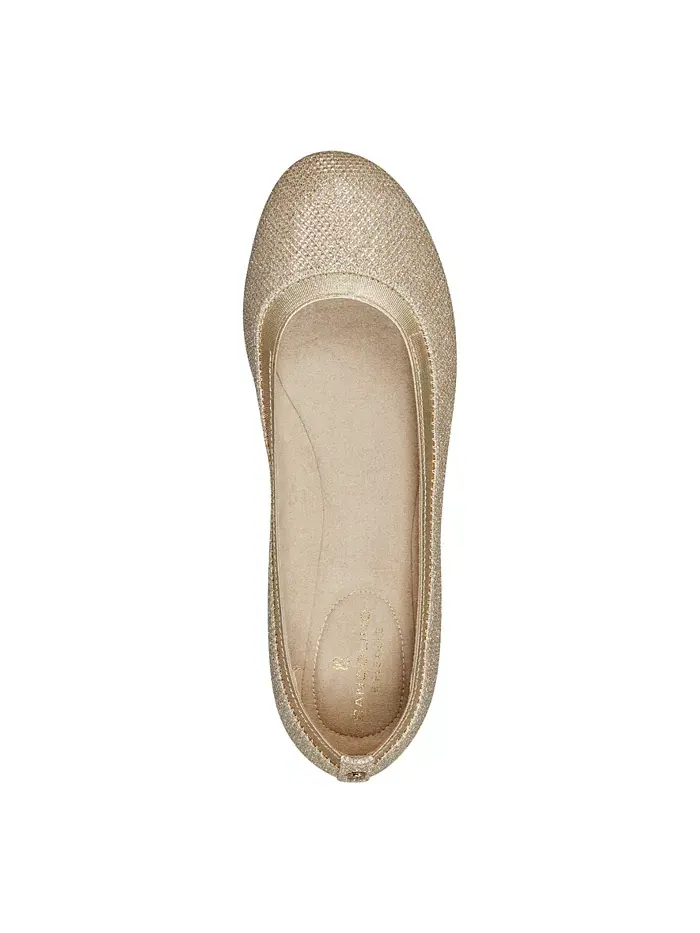 Женские балетки Edition Ballet Flats Bandolino — изображение 4 из 5, золотистый