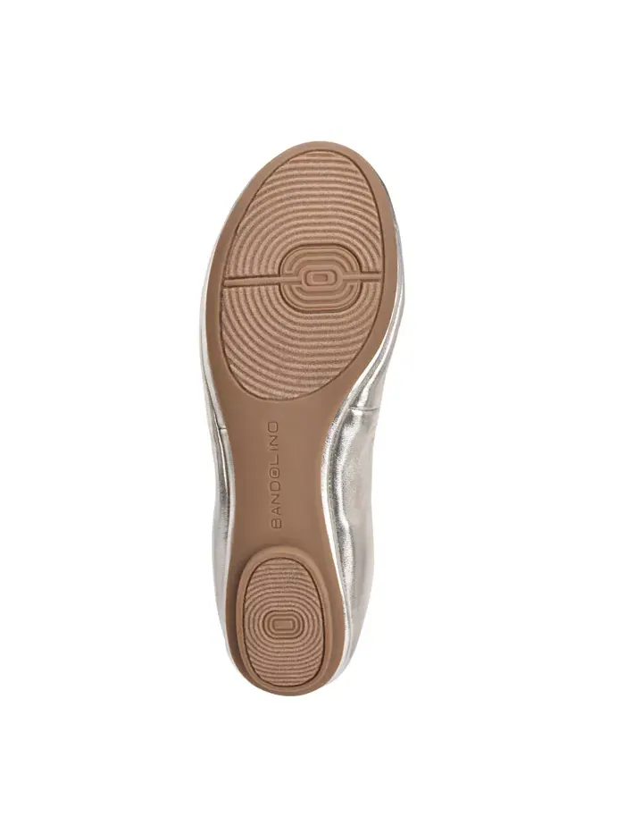 Женские балетки Edition Ballet Flats Bandolino — изображение 5 из 5, платина