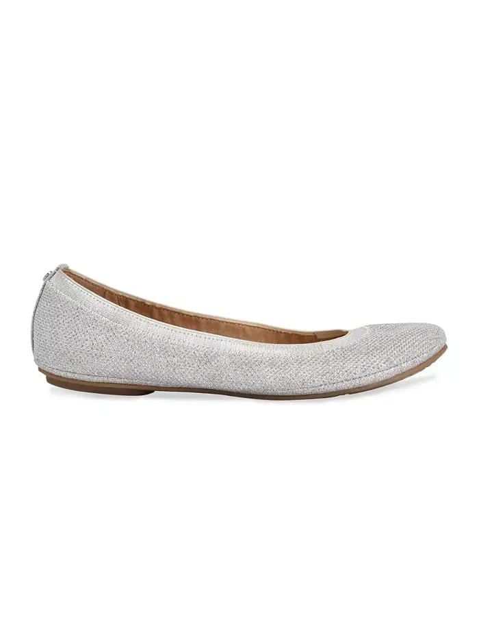 Женские балетки Edition Ballet Flats Bandolino — изображение 2 из 4, серебристый