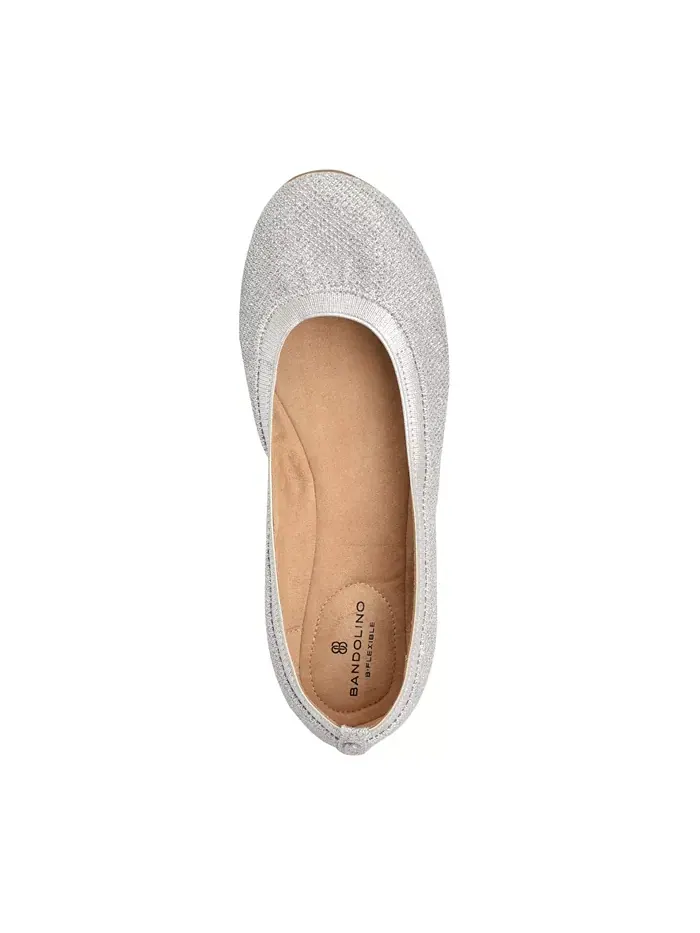 Женские балетки Edition Ballet Flats Bandolino — изображение 4 из 4, серебристый