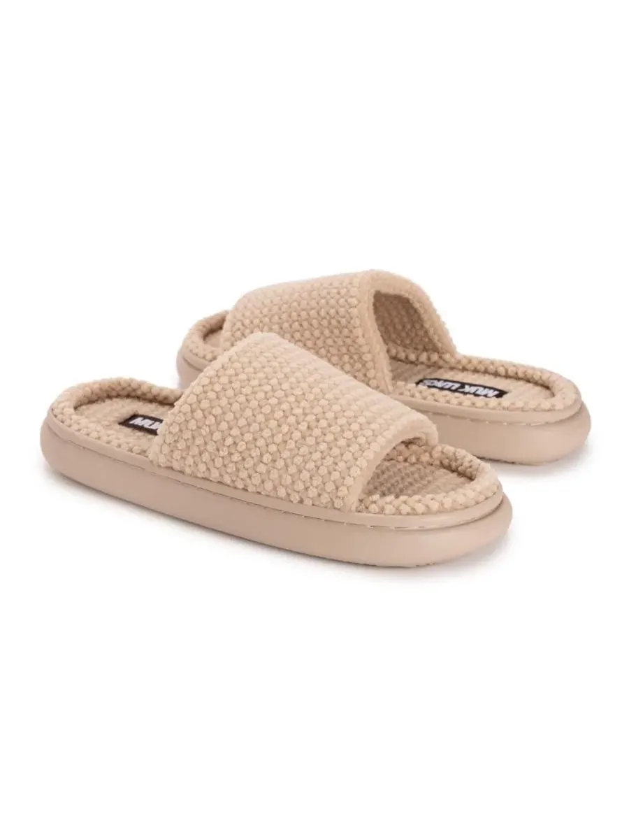 Женские шлепанцы Marsai Slide Slipper MUK LUKS — изображение 3 из 7, пшеница