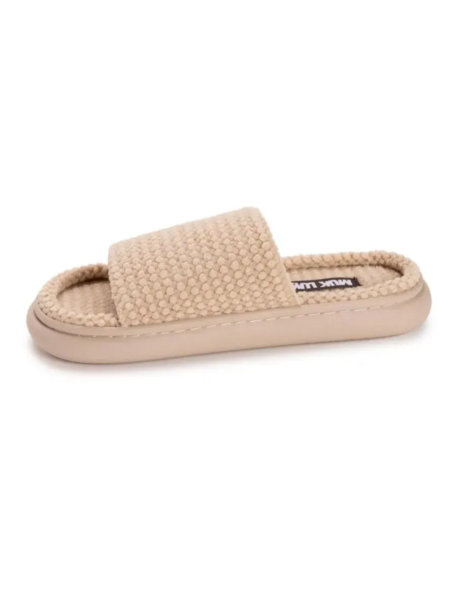 Женские шлепанцы Marsai Slide Slipper MUK LUKS — изображение 6 из 7, пшеница