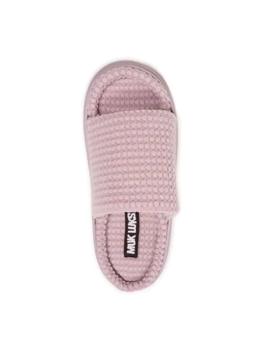 Домашние тапочки-слайды Marsai Slide Slipper MUK LUKS, Dusted Lavender — изображение 4 из 7