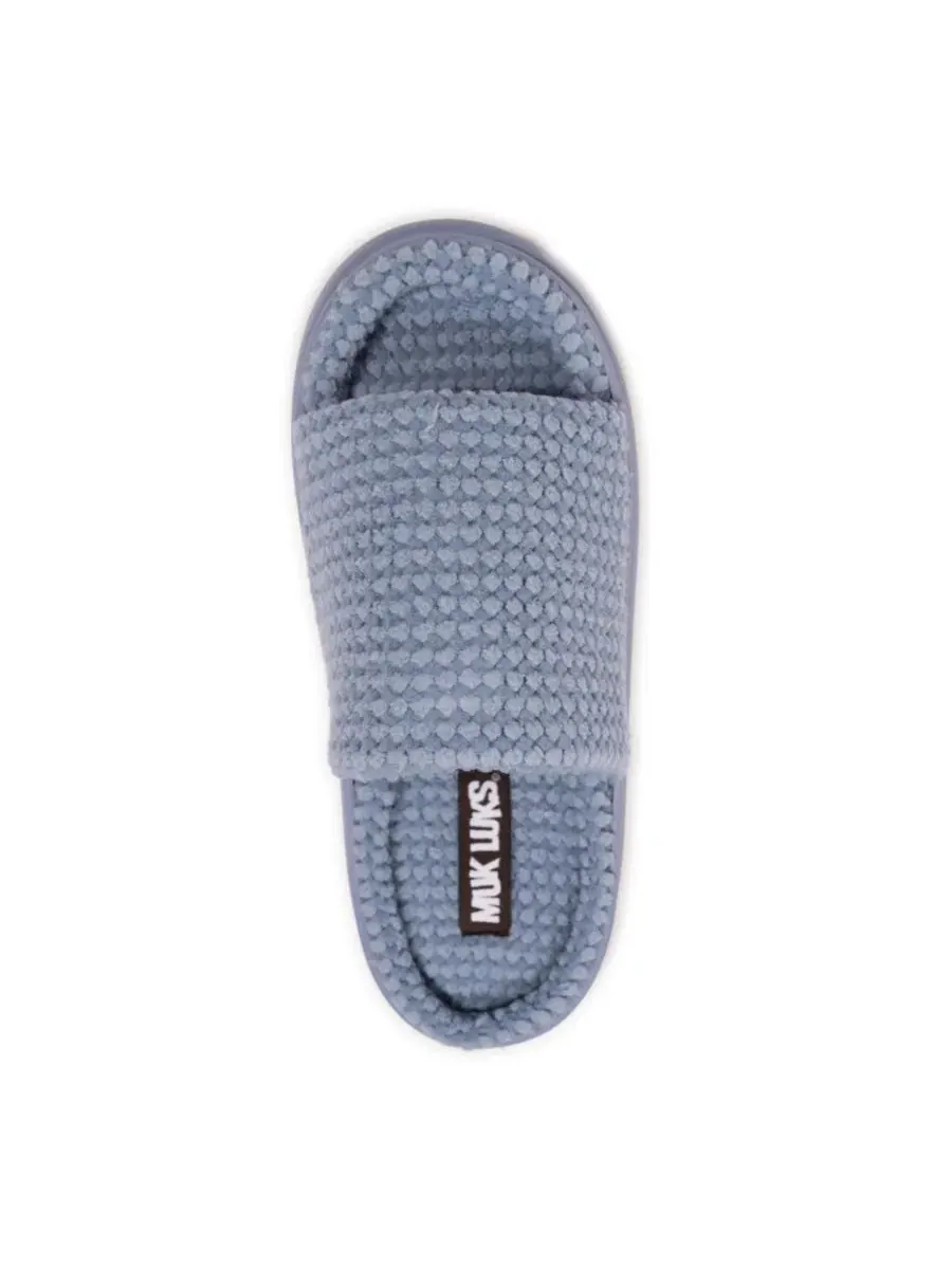 Шлепанцы-слайды Marsai Slide из полиэстера MUK LUKS — изображение 5 из 7, синий