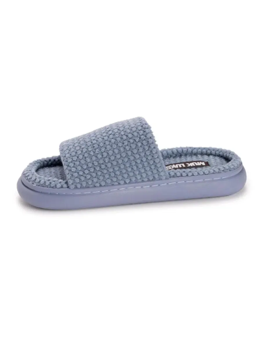 Шлепанцы-слайды Marsai Slide из полиэстера MUK LUKS — изображение 6 из 7, синий