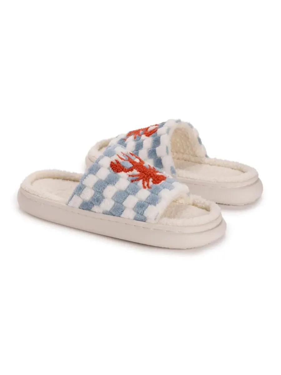 Женские тапочки-слайды Marsai Slide MUK LUKS — изображение 3 из 7, синий