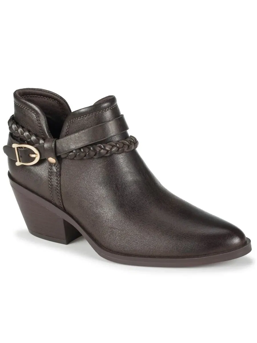Ботильоны на каблуке с ремешком Daisie Block Heel Ankle Booties Baretraps — изображение 1 из 5, коричневый