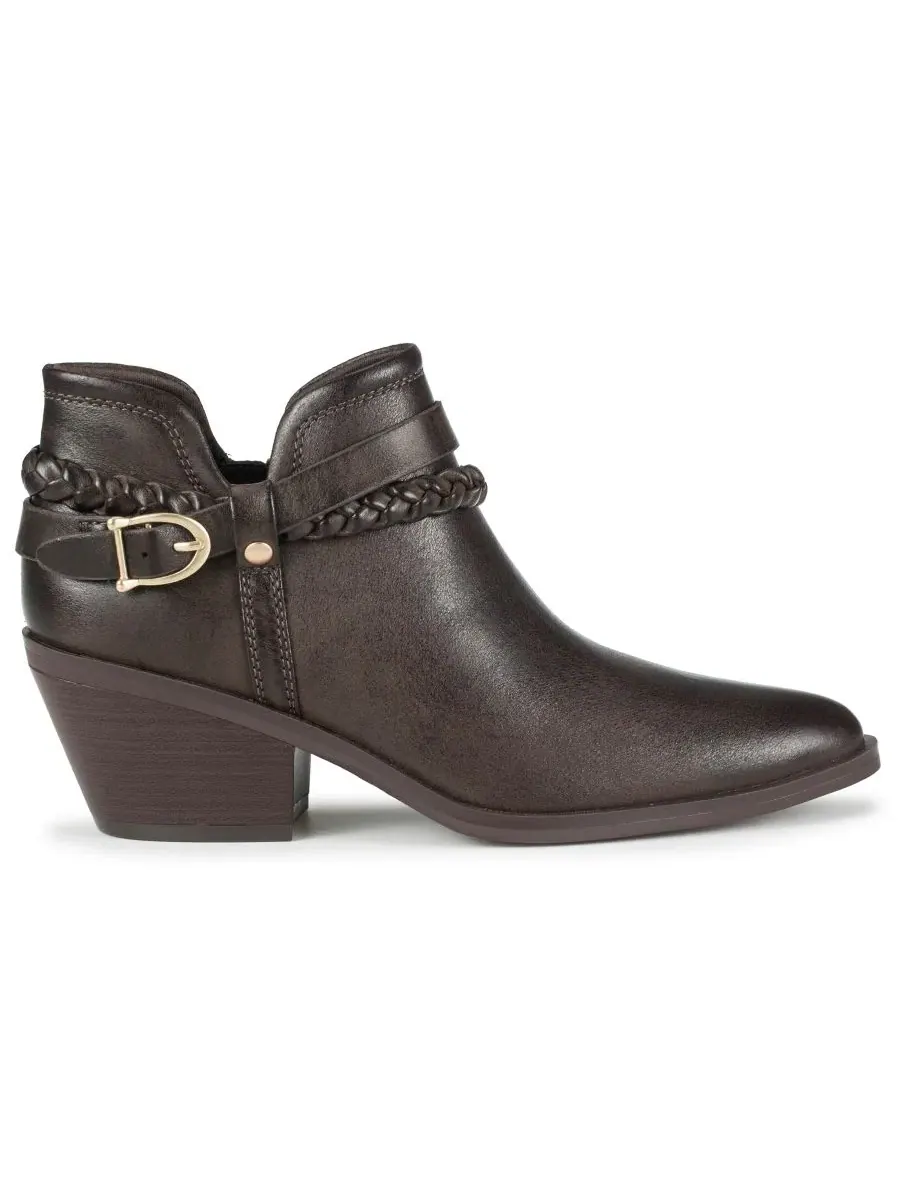 Ботильоны на каблуке с ремешком Daisie Block Heel Ankle Booties Baretraps — изображение 2 из 5, коричневый