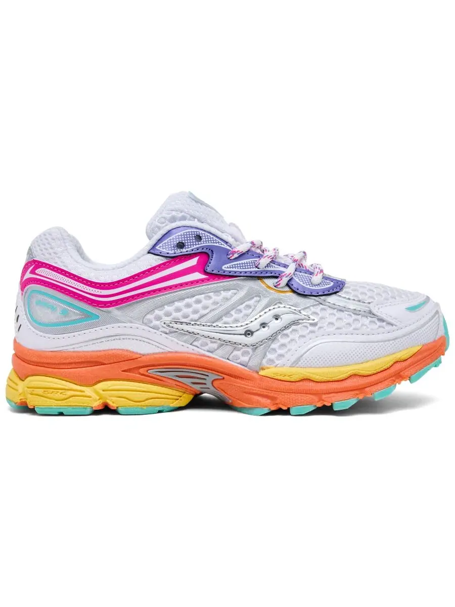 Кроссовки с дышащим верхом Saucony Omni 9 — изображение 2 из 6, белый серый