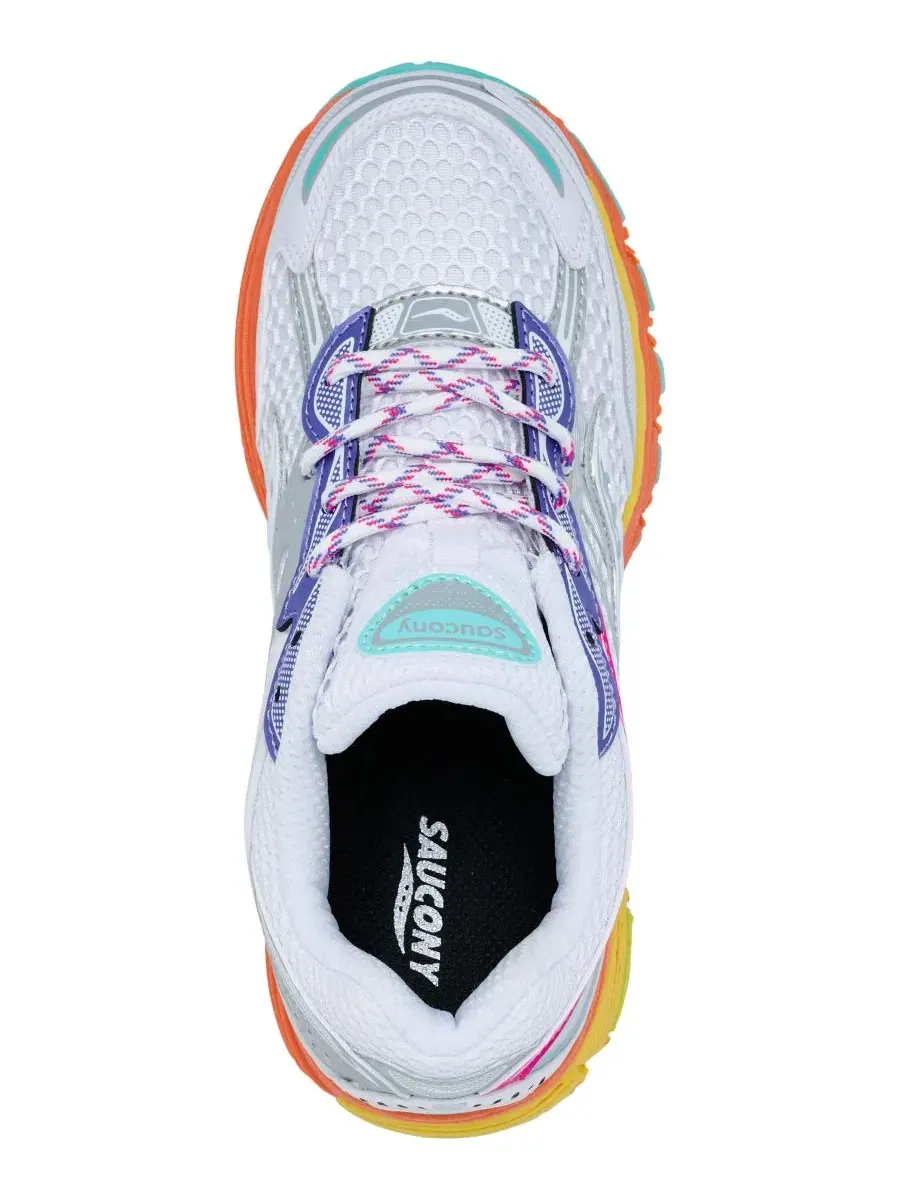Кроссовки с дышащим верхом Saucony Omni 9 — изображение 5 из 6, белый серый