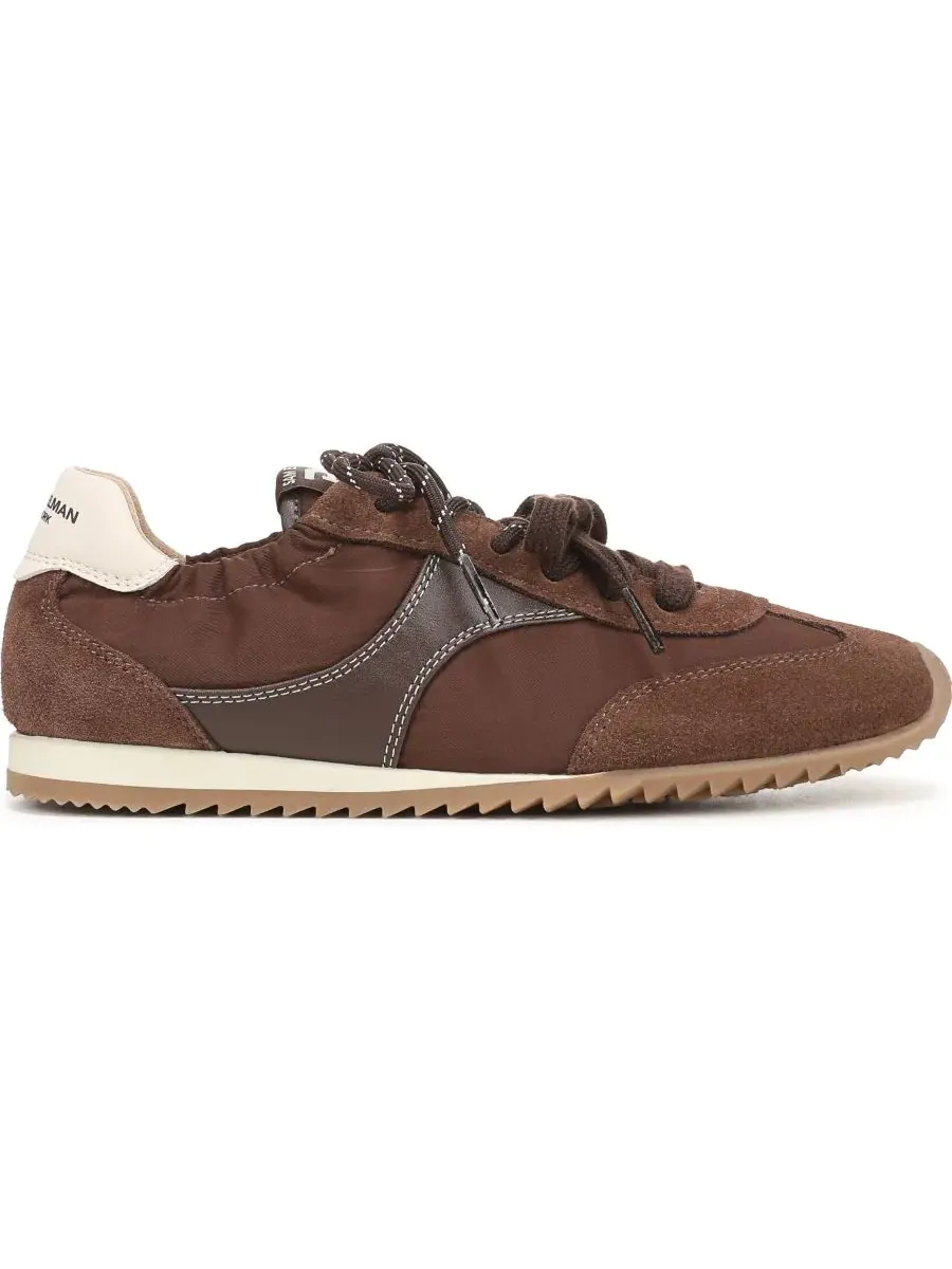 Кроссовки женские с круглым носком и шнуровкой Ivanna Lace-Up Sneaker Sam Edelman — изображение 2 из 5, коричневый