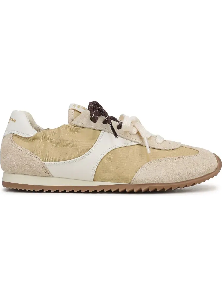 Кроссовки женские с круглым носком Ivanna Lace-Up Sneaker Sam Edelman — изображение 2 из 5, желтый