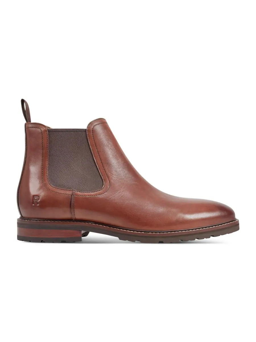 Мужские ботинки Cassius Pull-On с миндалевидным носком Rockport — изображение 2 из 5, темный