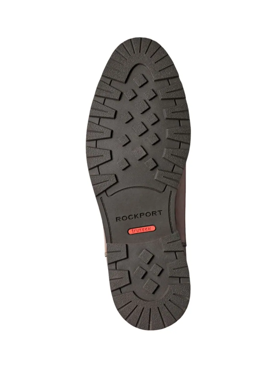 Мужские ботинки Cassius Pull-On с миндалевидным носком Rockport — изображение 5 из 5, темный