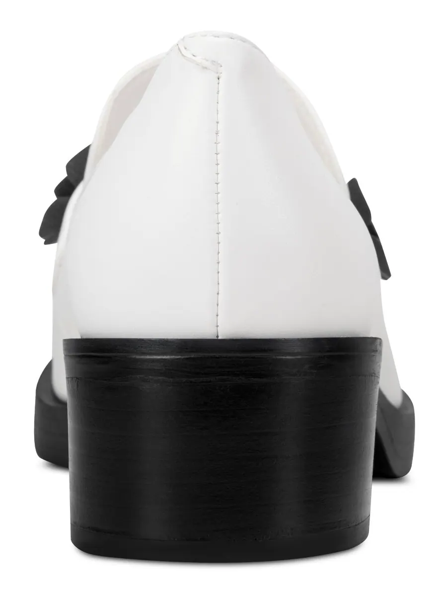 Женские лоферы Camilia Fleur KARL LAGERFELD PARIS — изображение 3 из 5, яркий белый