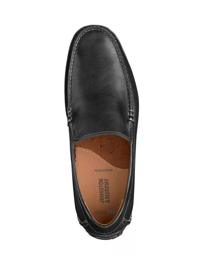 Мужские лоферы для вождения Cort Moc Venetian Johnston & Murphy — изображение 3 из 9, черный