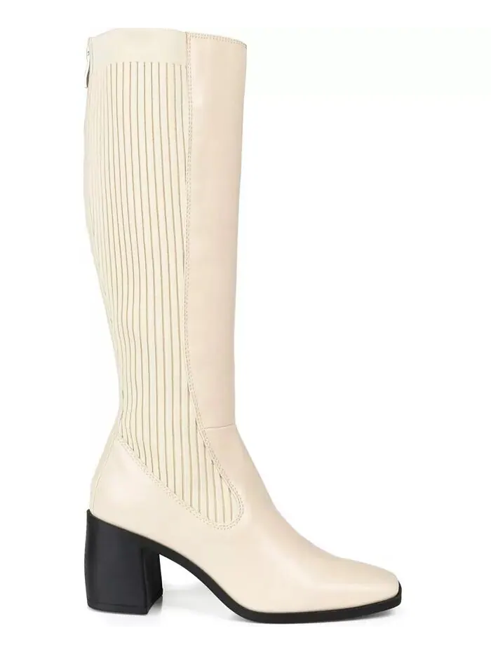 Женские сапоги Winny Wide Calf Journee Collection — изображение 2 из 9, кость