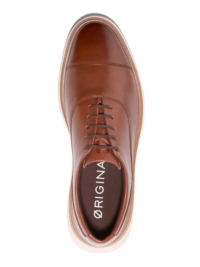 Мужские оригинальные оксфорды Grand Cityspectre с мыском Cole Haan — изображение 4 из 9, коричневый