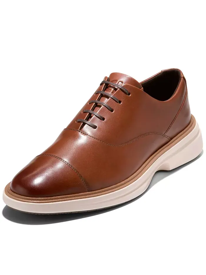 Мужские оригинальные оксфорды Grand Cityspectre с мыском Cole Haan — изображение 5 из 9, коричневый