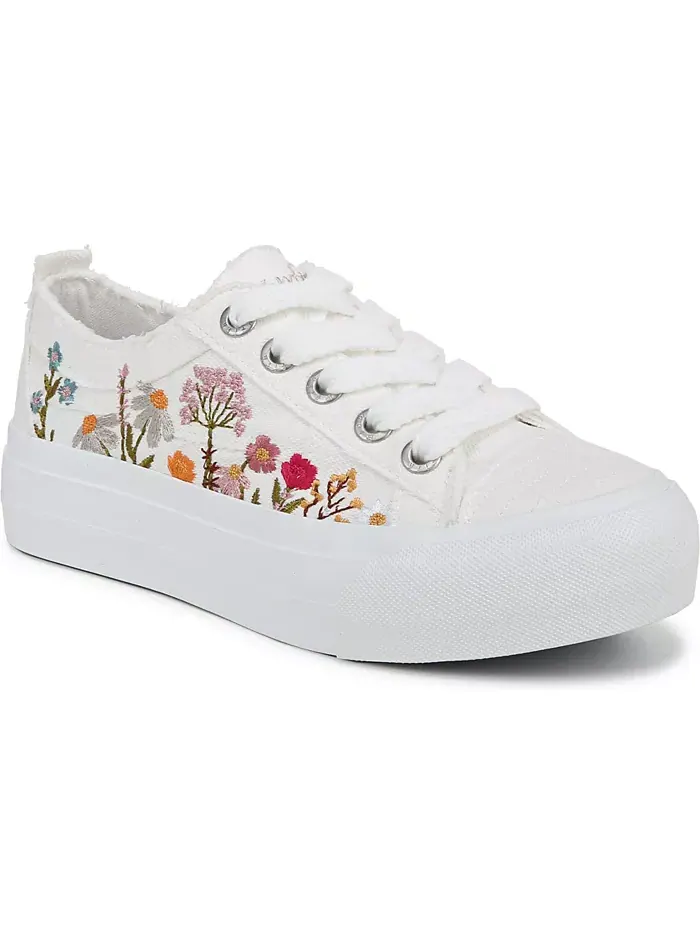 Женские кроссовки Sadie-Sun на платформе с вышивкой и шнуровкой Blowfish Malibu — изображение 1 из 5, белый