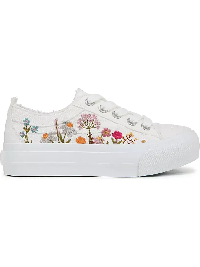 Женские кроссовки Sadie-Sun на платформе с вышивкой и шнуровкой Blowfish Malibu — изображение 2 из 5, белый