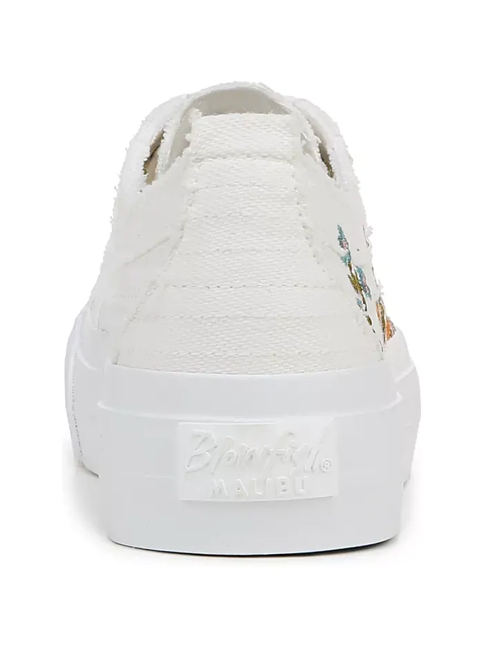 Женские кроссовки Sadie-Sun на платформе с вышивкой и шнуровкой Blowfish Malibu — изображение 3 из 5, белый
