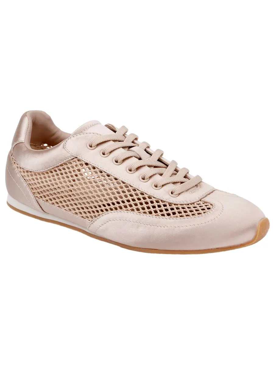 Женские кроссовки Inez Jewel Badgley Mischka, Nude Mesh — изображение 1 из 5, бежевый
