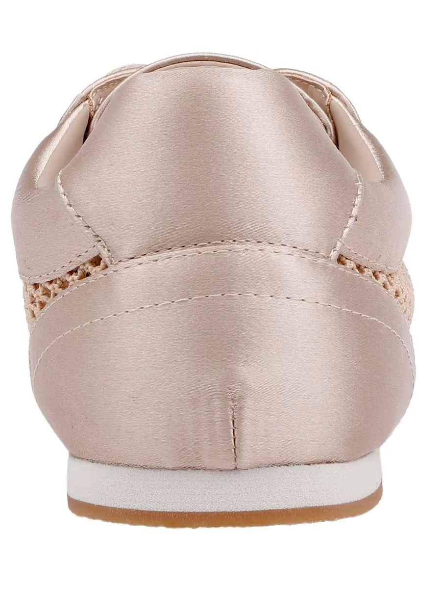 Женские кроссовки Inez Jewel Badgley Mischka, Nude Mesh — изображение 3 из 5, бежевый