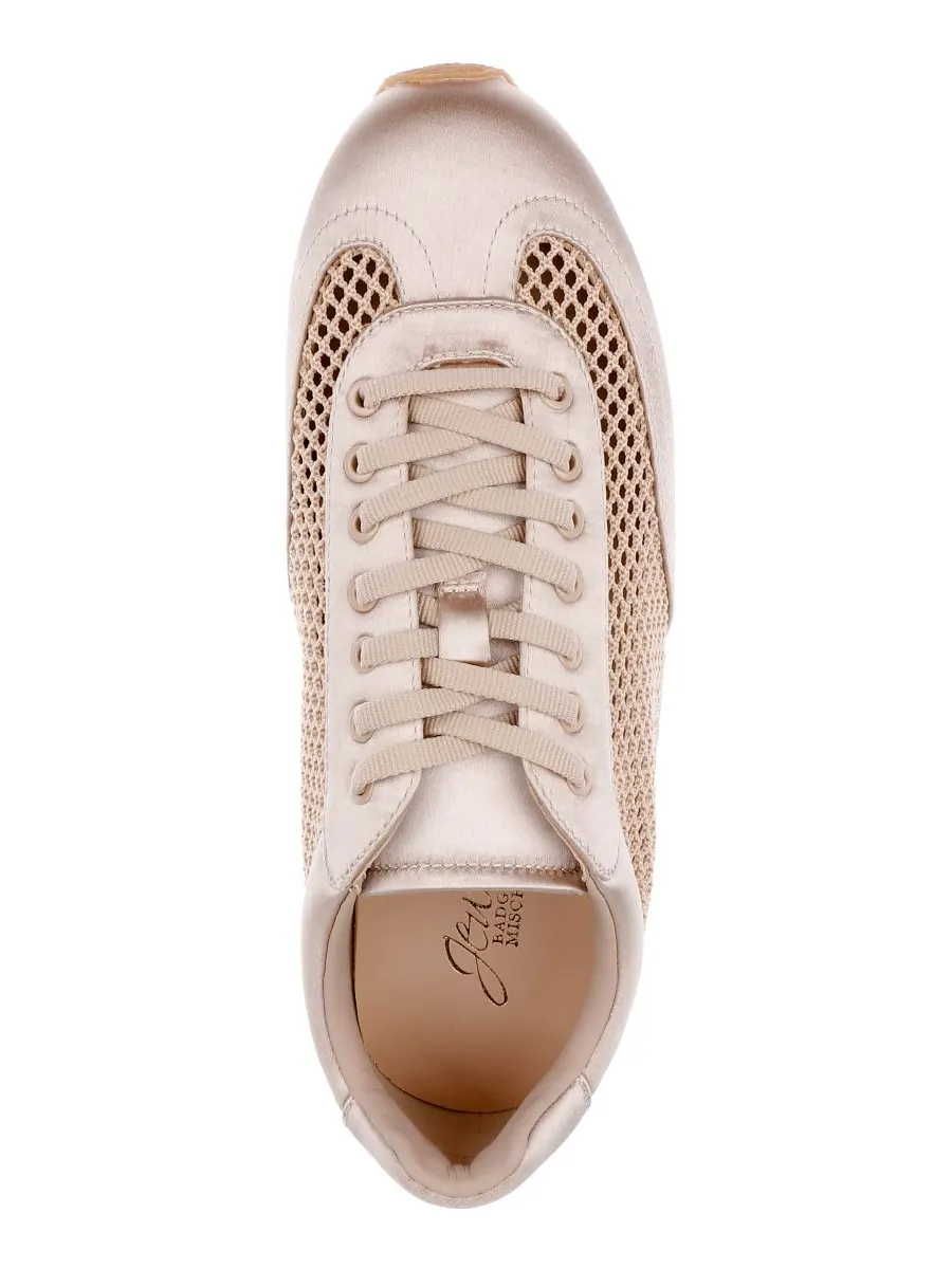 Женские кроссовки Inez Jewel Badgley Mischka, Nude Mesh — изображение 4 из 5, бежевый