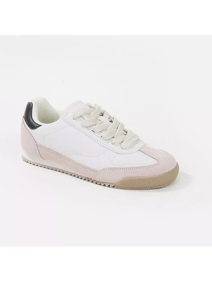 Кроссовки Landon Retro с резиновой подошвой BERNESS — изображение 1 из 3, бежевый