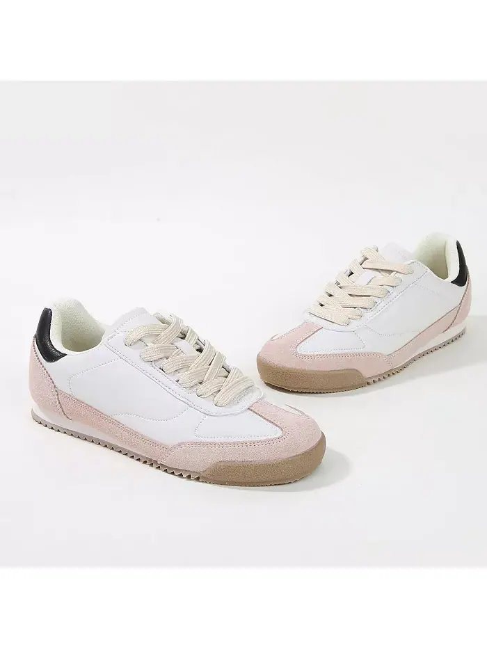 Кроссовки Landon Retro с резиновой подошвой BERNESS — изображение 3 из 3, бежевый