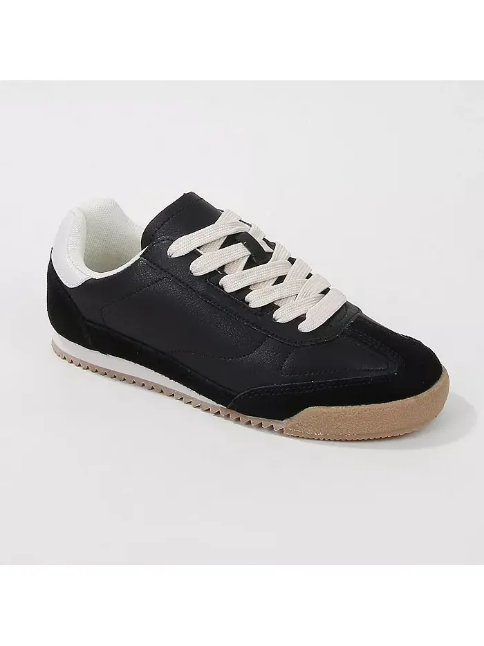 Кроссовки Landon Retro с резиновой подошвой BERNESS — изображение 1 из 3, черный