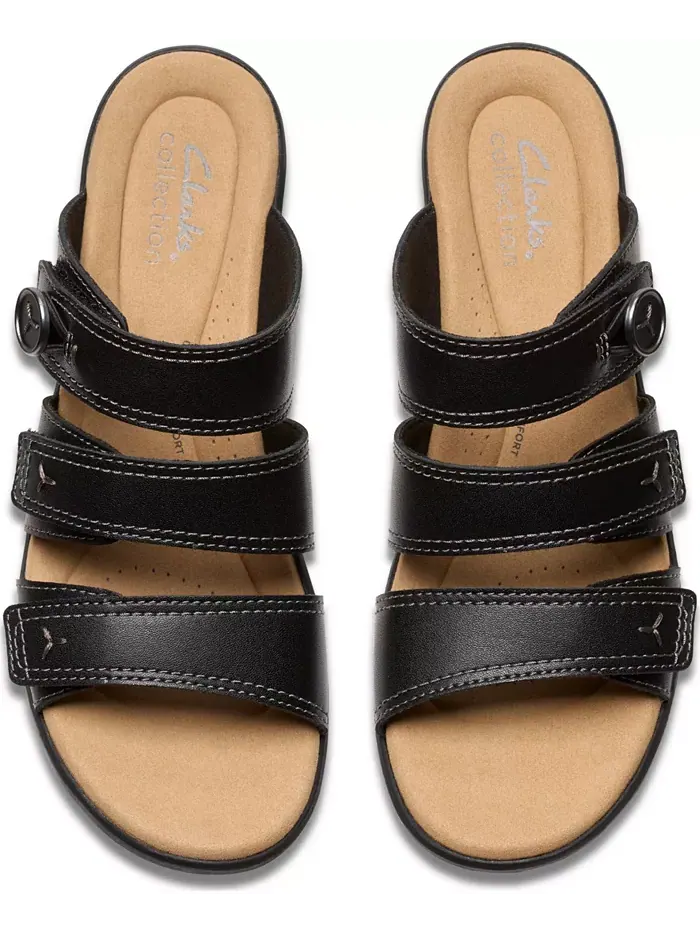 Сандалии женские Clarks Emily2 Adella Block Heel Sandals — изображение 7 из 8, черный