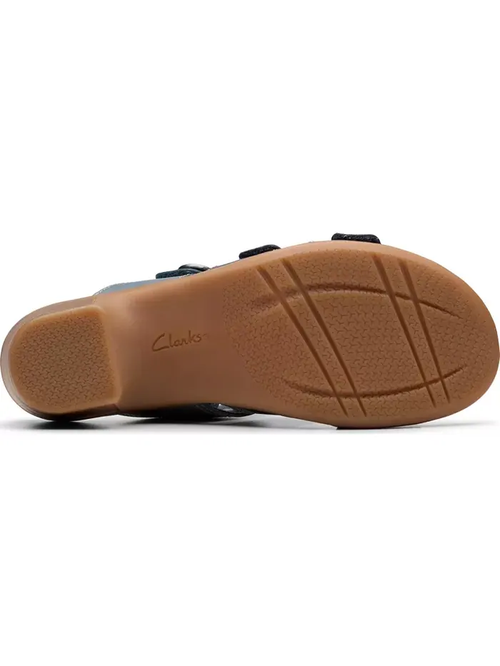 Сандалии женские Clarks Emily2 Adella Block Heel Sandals — изображение 4 из 8, темно-синий мульти