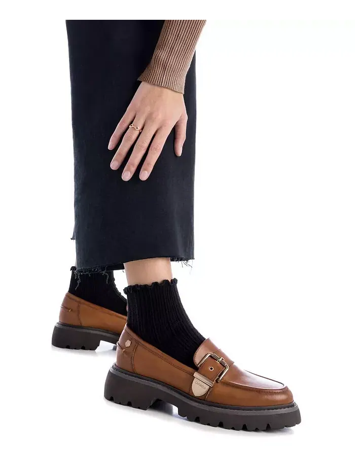 Женские лоферы Penny из коллекции Carmela Leather Collection от Xti — изображение 2 из 5, верблюжий