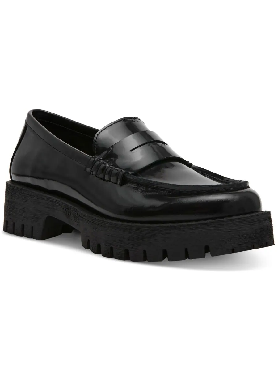 Женские лоферы строгого кроя с лангстеновой подошвой Steve Madden