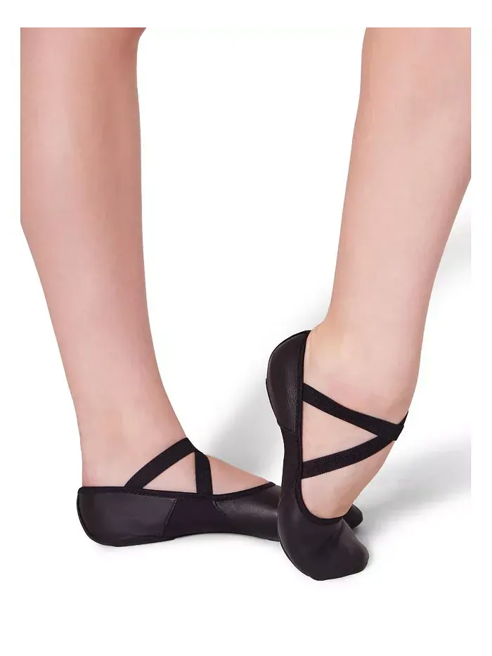 Балетки Hanami из кожи Capezio — изображение 3 из 6, черный