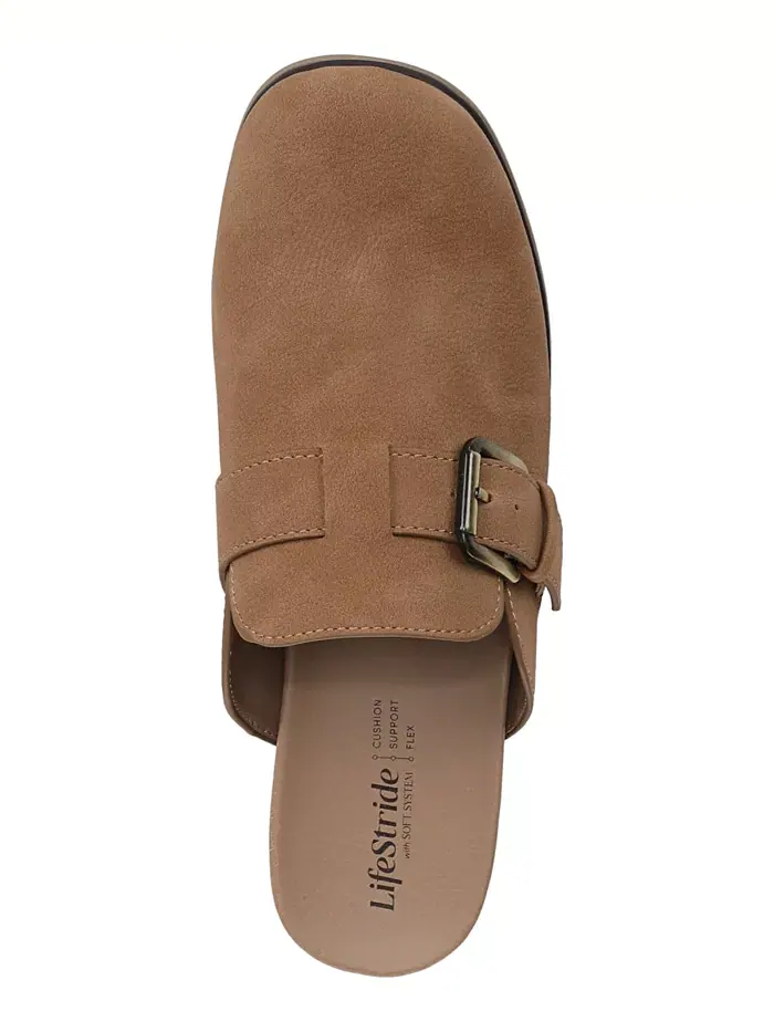Женские мюли-клоги Gillian Square Toe LifeStride — изображение 4 из 5, бежевый