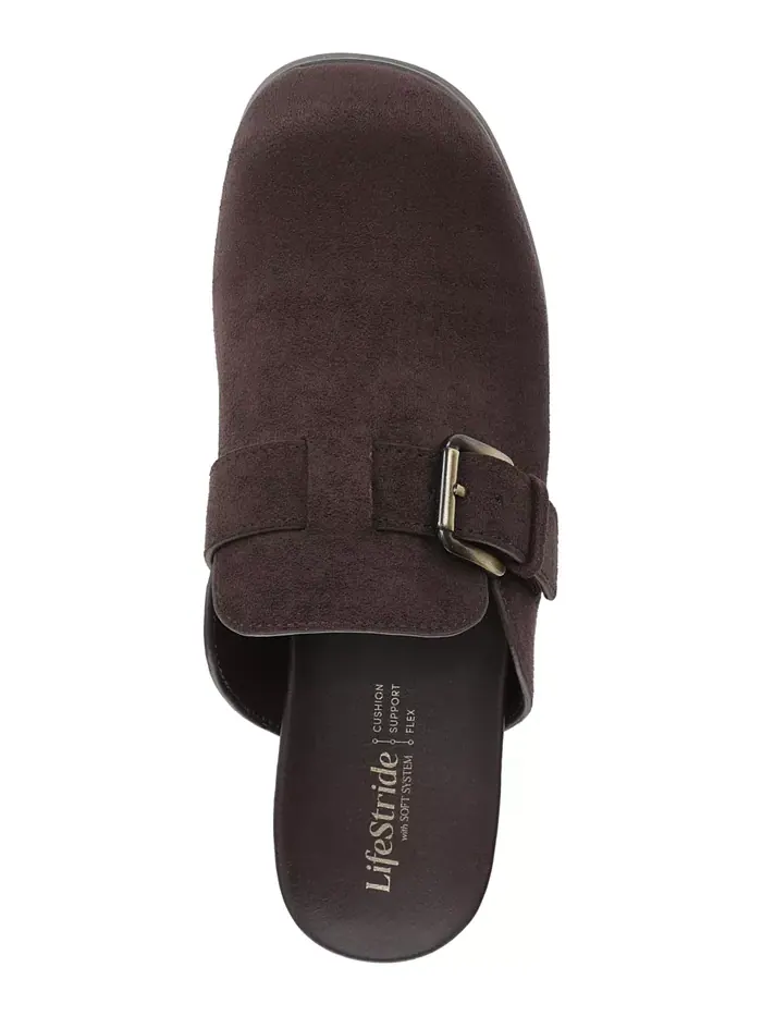 Женские мюли-клоги Gillian Square Toe LifeStride — изображение 4 из 5, коричневый